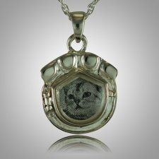 Cat Paw Locket Cremation Keepsake III